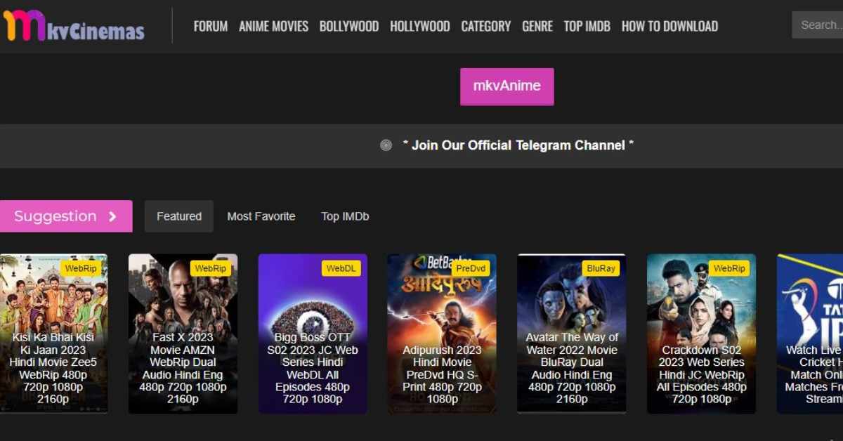 Mkvcinemas 2024 Latest Free Movies Download in HD