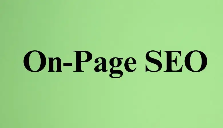 on-page seo